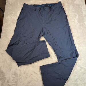 Vineyard Vines On The Go OTG Pants 36x30 (35x28) Flat Front Chino Navy Blue Golf